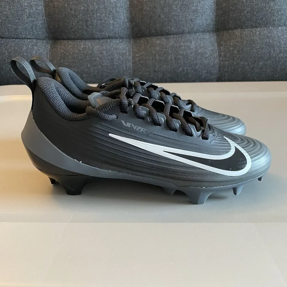 Size 4.5 - Nike Vapor Speed 3 Men's Football Cleats Black Grey FB3303-002 NEW